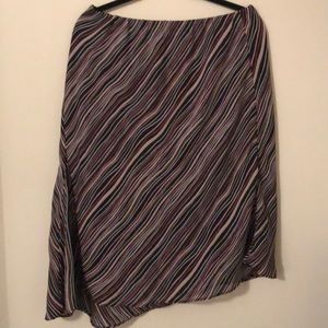 Ladies Worthington Stripped Skirt Size 18